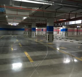 广东江门珑城半山住宅地下车库项目